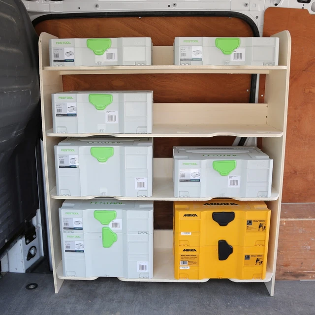FORD TRANSIT CUSTOM Festool Systainer Van Racking Toolbox Storage