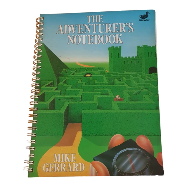 The Adventurers Note Book Text Adventure Planning Vintage PC Mike Gerrard