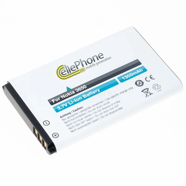 Battery Li-Ion for Nokia 3110 Evolve 3120 3610 fold 3650 3660 5130 XpressMusic 6030