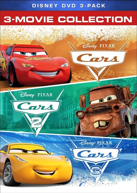Cars: 3-Movie Collection (DVD) Disney, Pixar: Cars 1,2,3 New w/ FREE Shipping