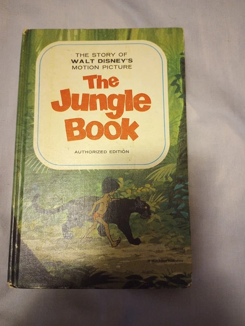 The Jungle Book Story of Walt Disney Motion Picture Mary Carey 1967 Hardcover