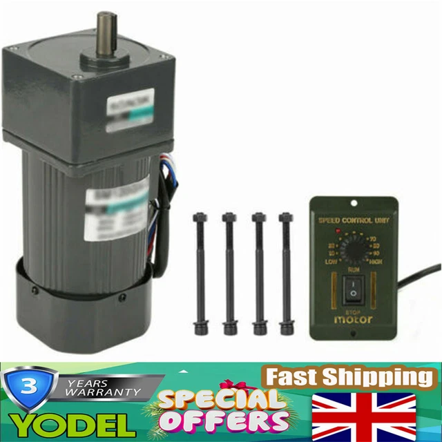 Motore riduttore ingranaggi 220 V 120 W motore reversibile velocità variabile + governatore