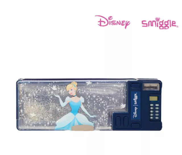 Disney SMIGGLE Princess POP OUT CALCULATOR PENCIL CASE Kids 26 X 9 X 4 CM NEW