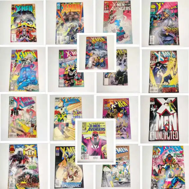 Vintage Marvel Comics 1980s-1990s XMen Assorted Series Lot of 18