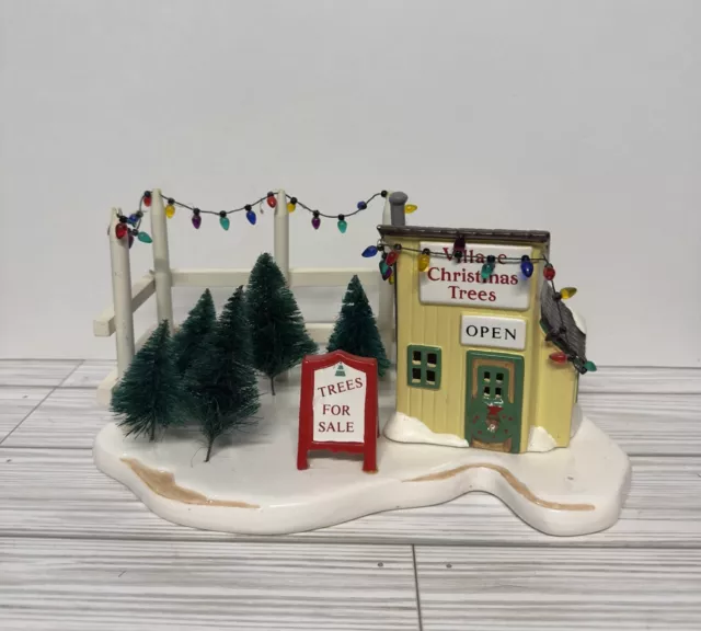Dept 56 Snow Village Christmas Tree Lot 51381 Department accessory retired