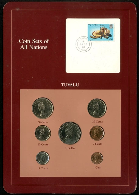 Tuvalu: Coin Sets of All Nations 1985 - UNC