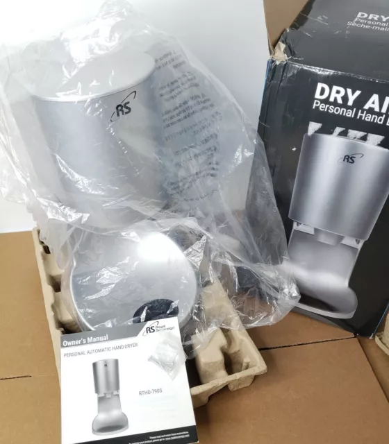 Royal Sovereign Personal Hand Dryer, Automatic RTHD-790S Touchless Dryer