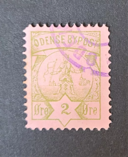 STAMPS DENMARK LOCAL POST ODENSE USED - #4905a