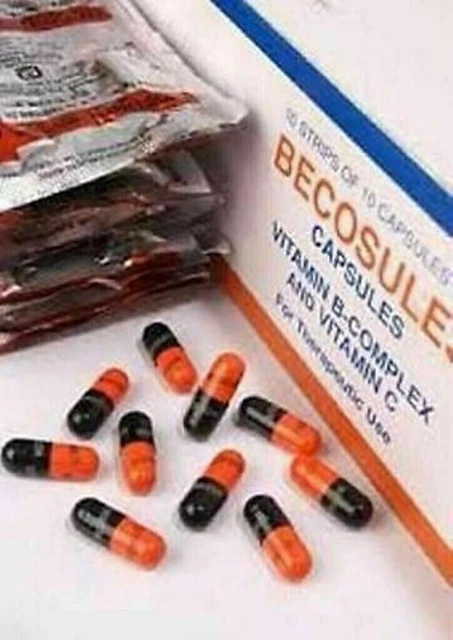 Cápsula Becosules (200 cápsulas) multivitamínico, vitamina C y complejo B/FS