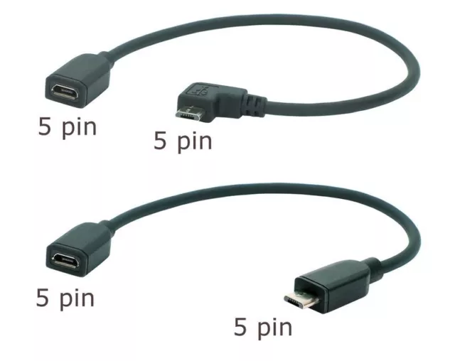 Rallonge micro-USB avec transfert de données (0,5m) Delock, Micro USB
