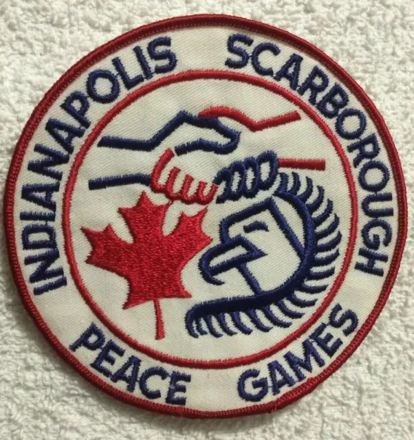 Indianapolis Scarborough Peace Games - Era 1980's - 4.75" x 4.75"