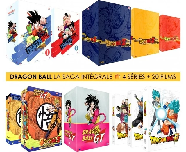 Dragon Ball Super 2 English Version DRAGON BALL+Z+GT+SUPER+ 20FILMS et OAV -Intégrale Collector -Pack 10
