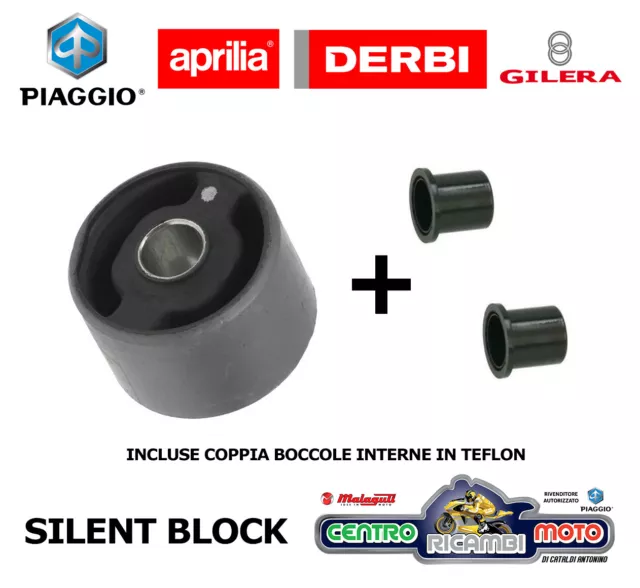 Supporto Motore Silent Block + Boccole Originale Piaggio X9 Evolution 200cc 2003