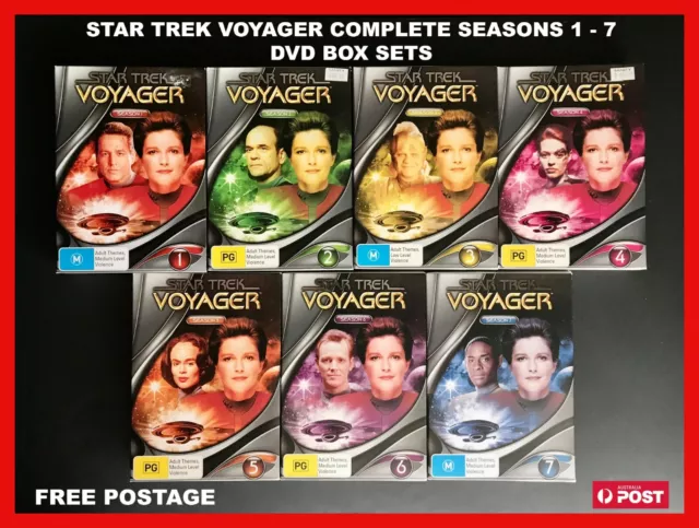 STAR TREK VOYAGER Complete Series Seasons 1-7 2 3 4 5 6 Box Sets Boxset DVDs R4