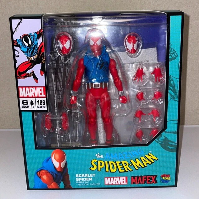THE AMAZING SPIDER-MAN MAFEX No.186 SCARLET SPIDER COMIC Ver. Figure MEDICOM TOY