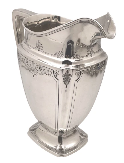 Whiting Sterling Silver Bar Pitcher from Late 19th/ Early 20th Century