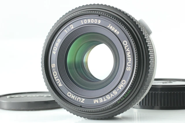 [ près De Mint ] Olympus Om System Zuiko Auto S 40mm F/2 Pancake Objectif Japon