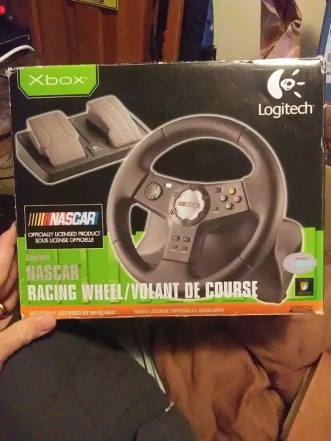 Volante Logitech Nascar Racing Wheel Ps2 Usado Sem Pedal - Escorrega o Preço