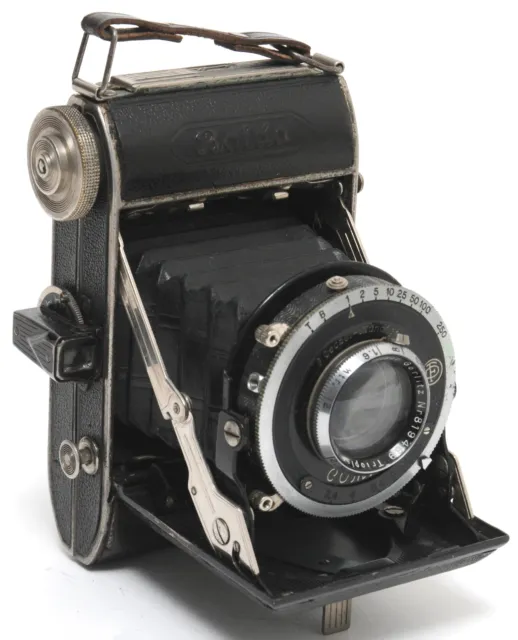 Nice Balda Baldax folding camera for 120 rollfilm w. Meyer Trioplan 2.9/7.5cm N