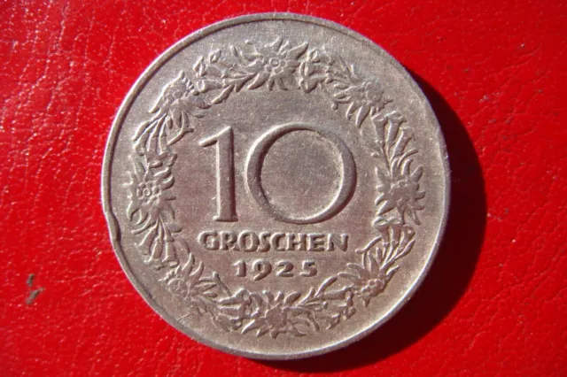 OLD AUSTRIA 10 Groschen 1925 NICE COIN