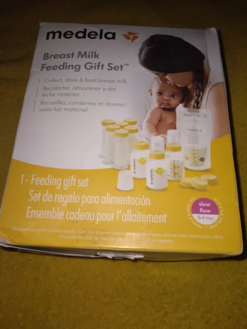 Medela Breast Milk Feeding Gift Set NEW Box Damage