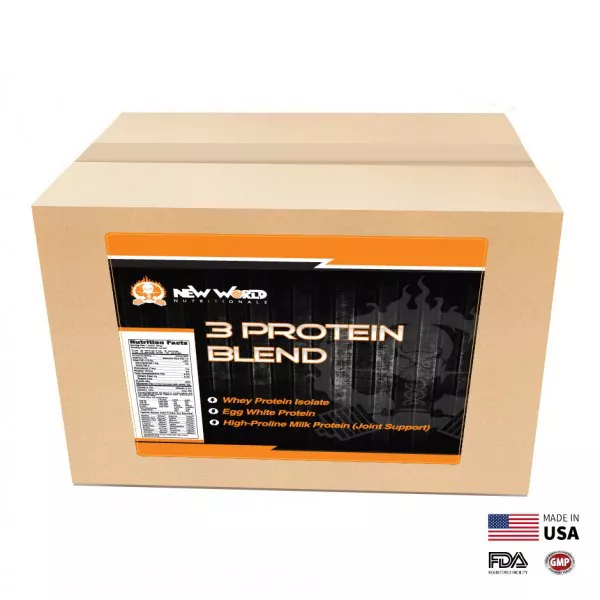 15lb Bulk Bio-Engineered 3 PROTEIN BLEND Factory Direct CHOCOLATE