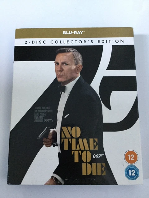 James Bond 007 No Time To Die Blu Ray(Slipcase Release)