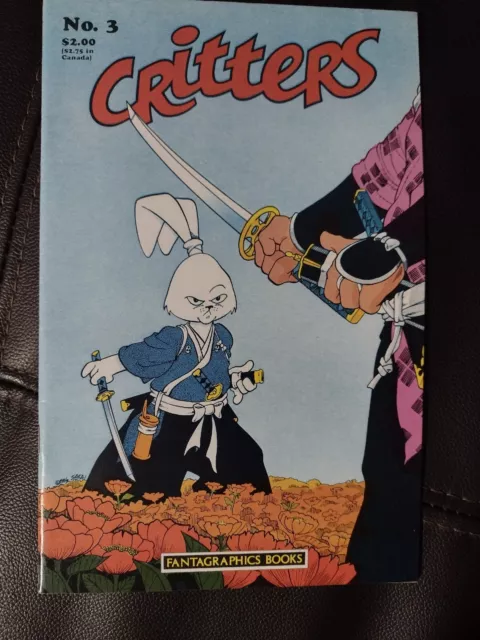 Critters #3 Fantagraphics Comic Book Usagi Yojimbo 1986 VF/NM