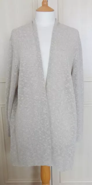 Eileen Fisher Strickjacke aus Leinen und Baumwollmischung - XL