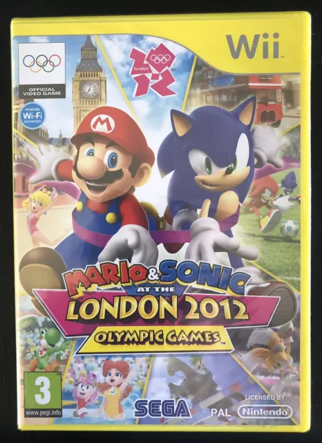 Mario & Sonic At The London 2012 Olympic Games (Wii, 2012) PAL NEW Fast Shipping