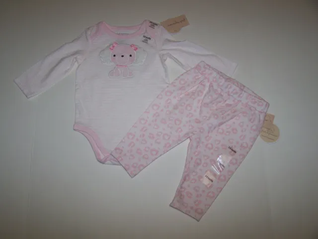 First Impressions Baby Girl 2 Pc Outfit Size 3-6 Months NWT Bodysuit / Pants