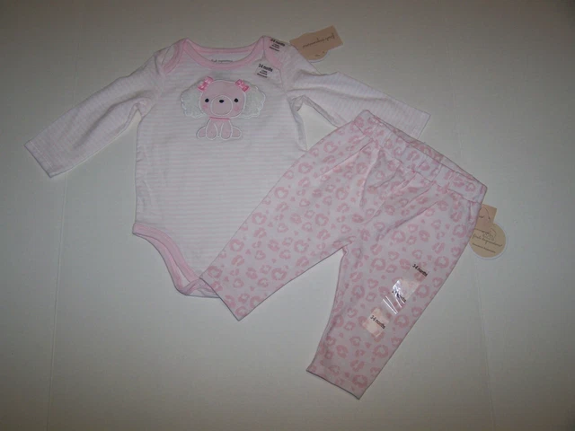 First Impressions Baby Girl 2 Pc Outfit Size 3-6 Months NWT Bodysuit / Pants