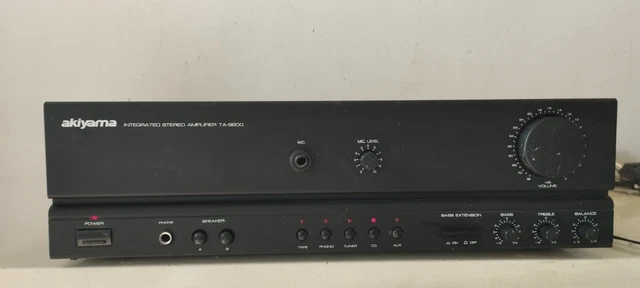 ampli Akiyama TA-9600 , Iintegrated stéréo amplifier .