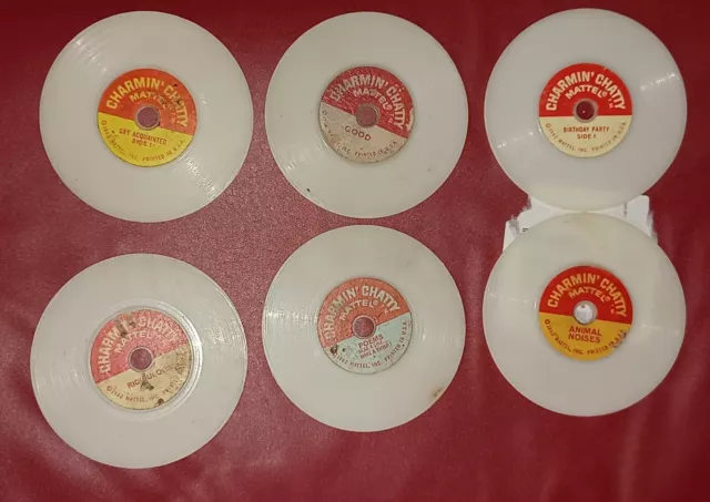 Vintage Charmin Chatty Records Mattel 1962 - Lot Of 6