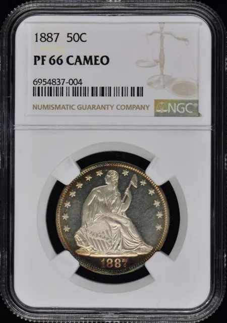 1887 Seated Liberty Half Dollar 50C NGC PR66CAM