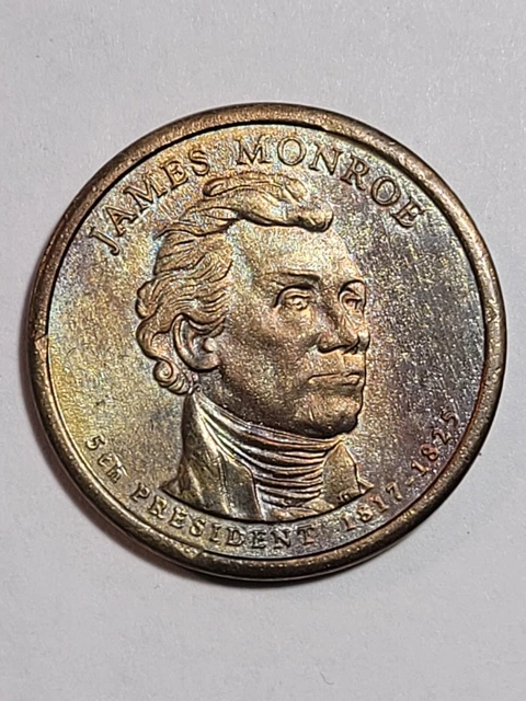 2008d Presidential Coin Toned