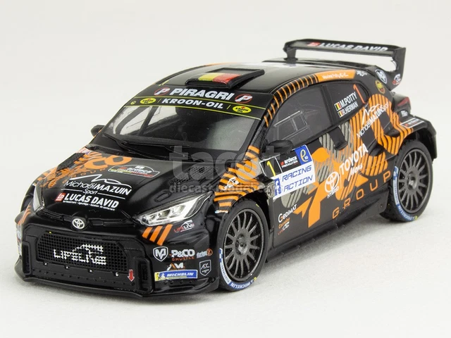 Toyota Yaris GR Rally1 4 3ème Rallye de Suède 2022 Lappi - Ferm Spark S6712 - Miniatures Autos Motos