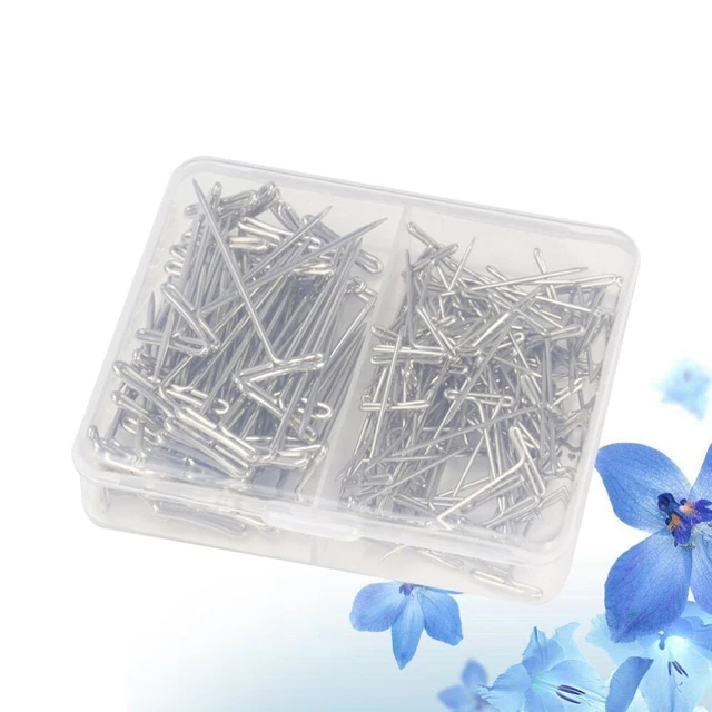 110 piezas Pelucas de extensión de pelucas enchapadas en níquel en T Juego de costura