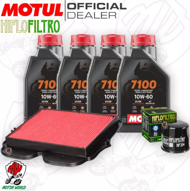 Kit tagliando Olio Motul 7100 10W60 + Filtri HONDA VFR 1200 F 2016