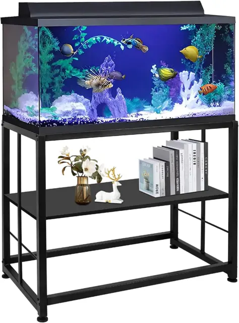 Metal Aquarium Stand, 40 Gallon Fish Tank Stand , Double-Layer Detachable Design