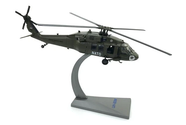 for AF1 US UH-60A Black Hawk Helicopter Army NATO 87-24629# Green 1/72 Model