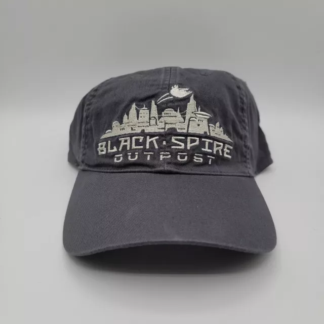 Disney Parks Star Wars Galaxy's Edge Black Spire Outpost Baseball Hat Gray NEW