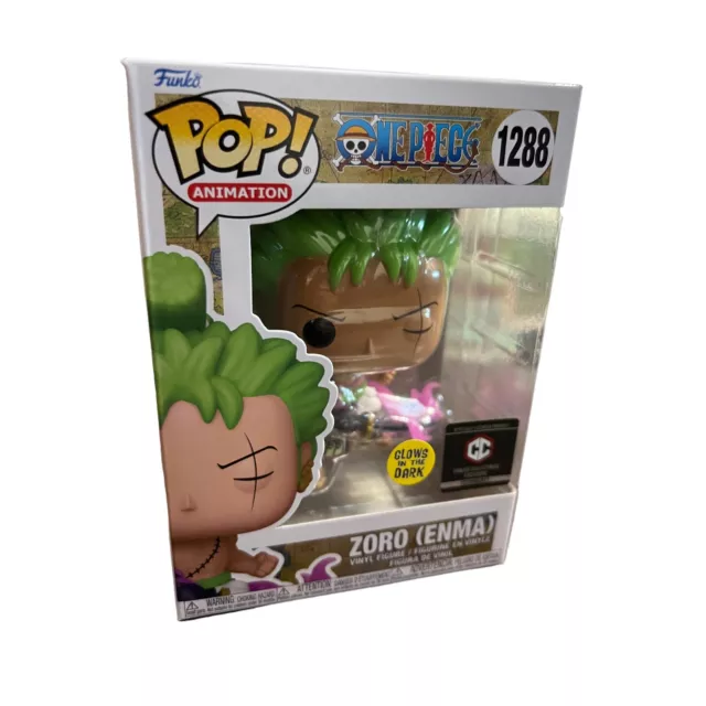 Funko POP One Piece - Roronoa Zoro with Enma GITD #1288 SE w/ Protector