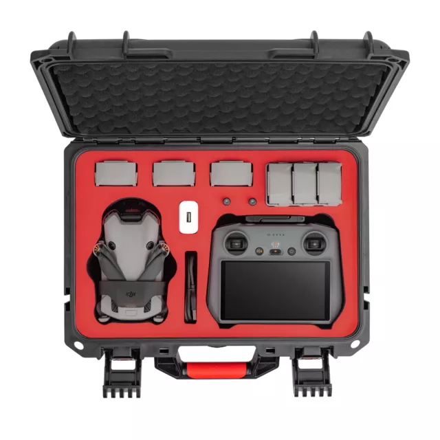 Waterproof Carrying Hard Case for DJI Mini 4Pro Fly More Combo Pressureproof