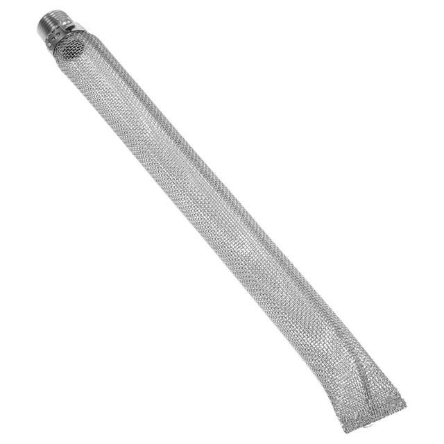 Strumento di filtraggio tubo filtro birra portatile acciaio inox tubo filtro birra