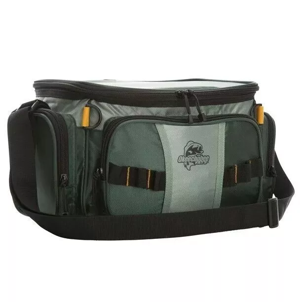 Okeechobee Fats Small Soft-Sided Tackle Bag with 2 Medium Utility Lure Box Stora