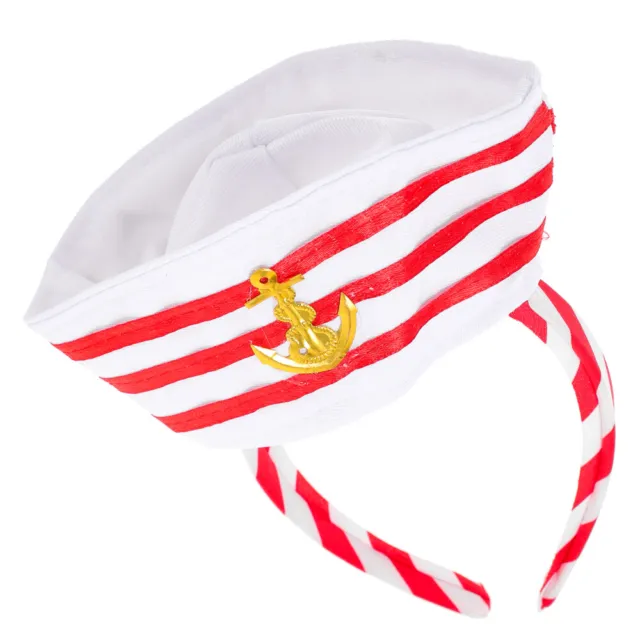 Sombrero de marinero diadema capitán sombrero diadema marino diadema marinero cosplay