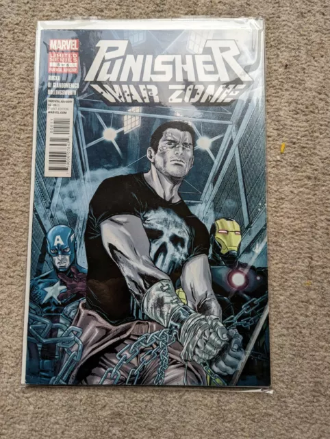Marvel Punisher War Zone 5/5, Rucka, Di Giandoenico, Hollingsworth