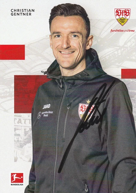 CHRISTIAN GENTNER AUTOGRAMMKARTE VFB STUTTGART 2022/23 NEU 2022/2023