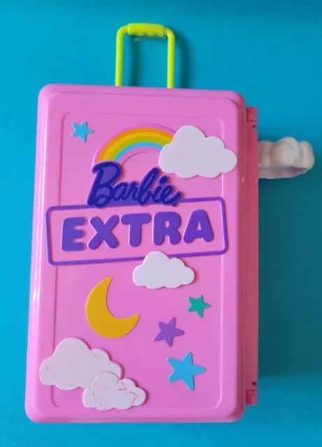 BARBIE EXTRA CARRYING Case From MATTEL~Hot Pink Barbie Doll Accessory~w ...